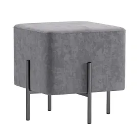 Pouf Gato Velvet Leather made by Cosmo